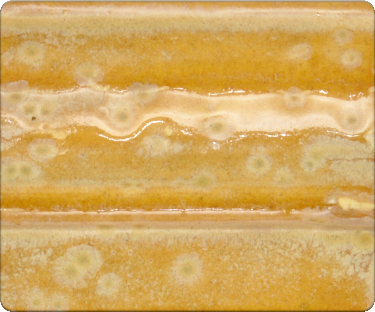 Amaco Velvet Lead-Free Non-Toxic Semi-Translucent Underglaze 1 Pint Intense Yellow